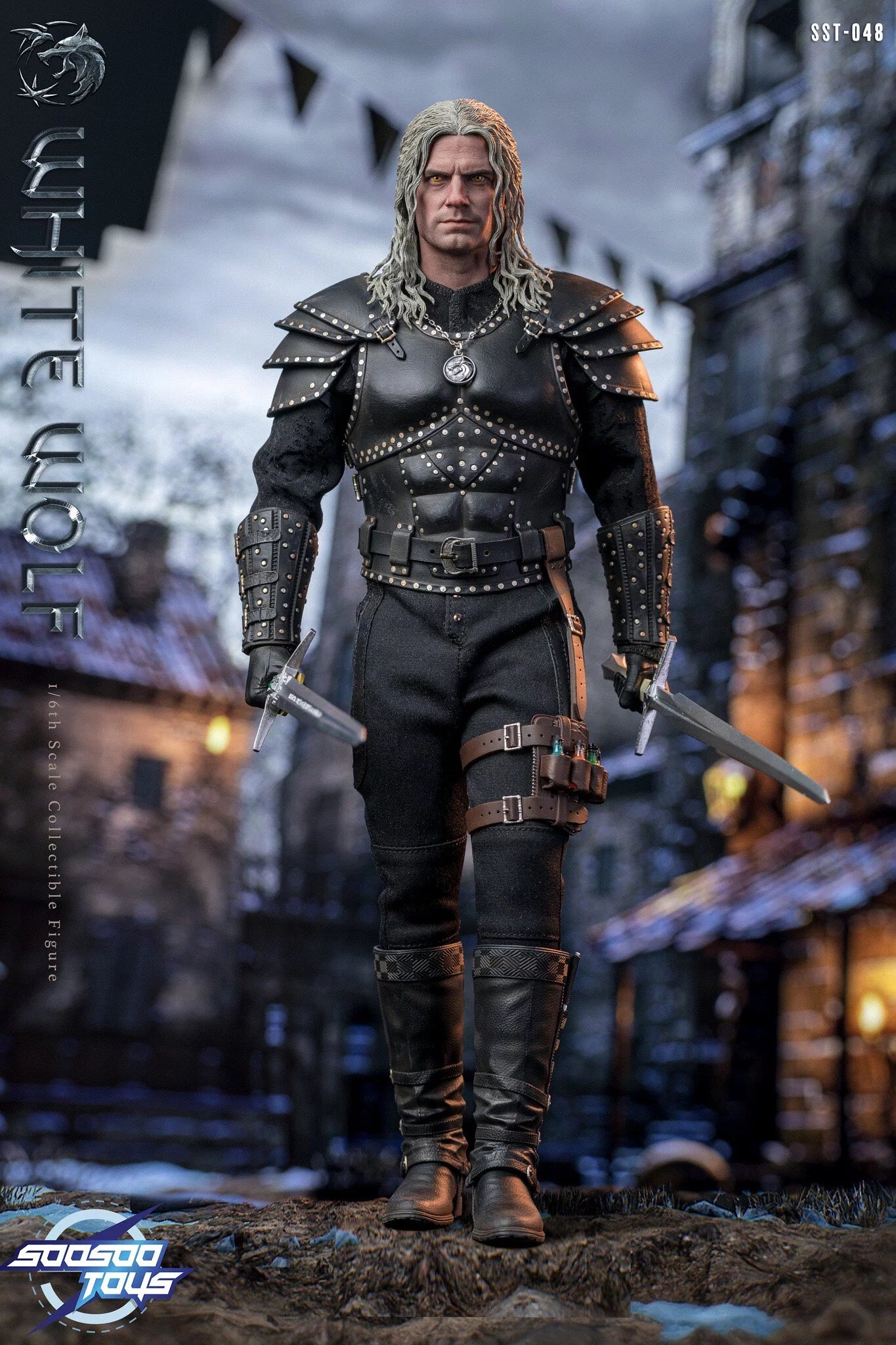 SOOSOO TOYS The Witcher White Wolf Henry Cavill 1/6th Scale Action Figure SST048