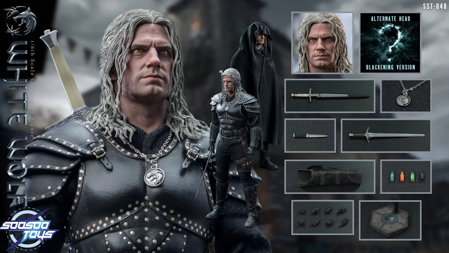 SOOSOO TOYS The Witcher White Wolf Henry Cavill 1/6th Scale Action Figure SST048