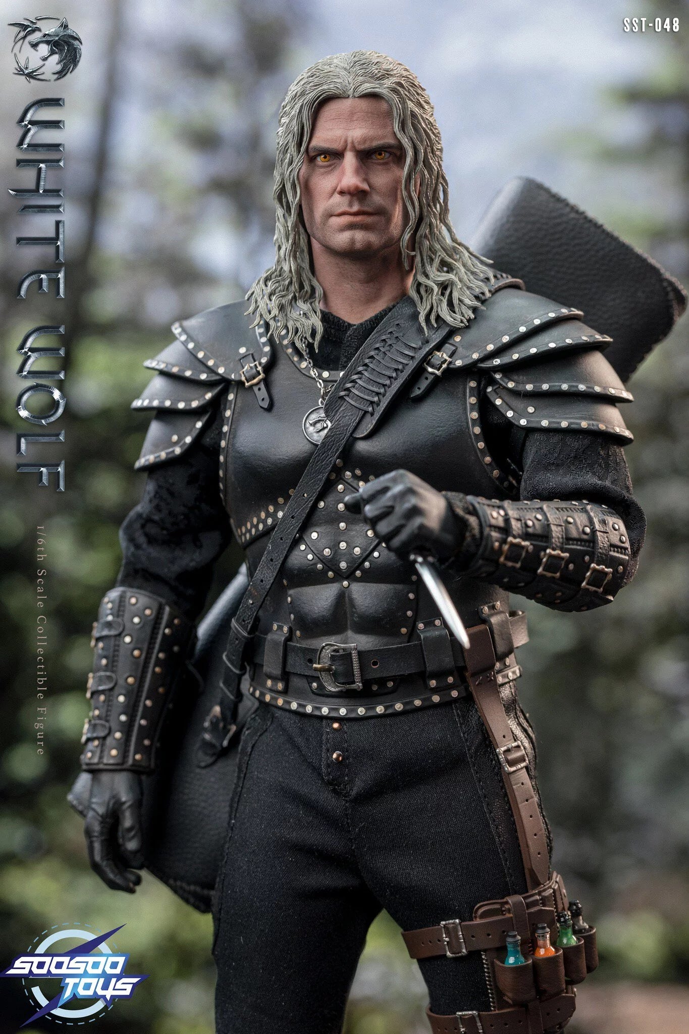 SOOSOO TOYS The Witcher White Wolf Henry Cavill 1/6th Scale Action Figure SST048