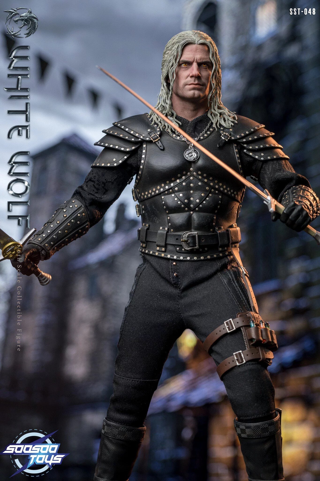SOOSOO TOYS The Witcher White Wolf Henry Cavill 1/6th Scale Action Figure SST048