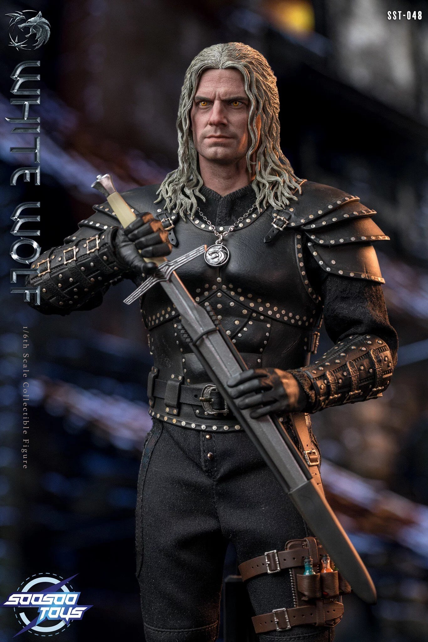 SOOSOO TOYS The Witcher White Wolf Henry Cavill 1/6th Scale Action Figure SST048